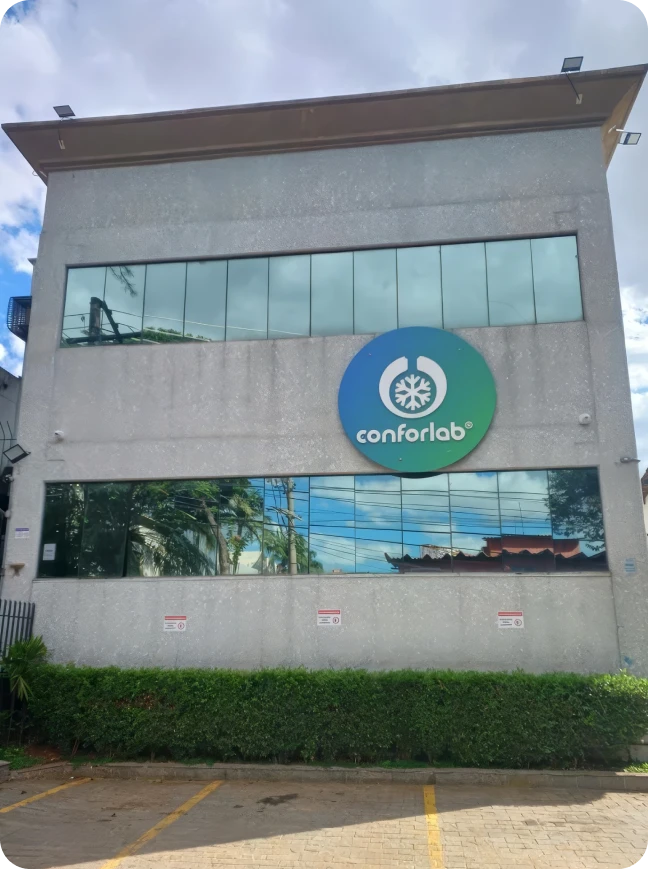 Fachada da sede da Conforlab em São Paulo