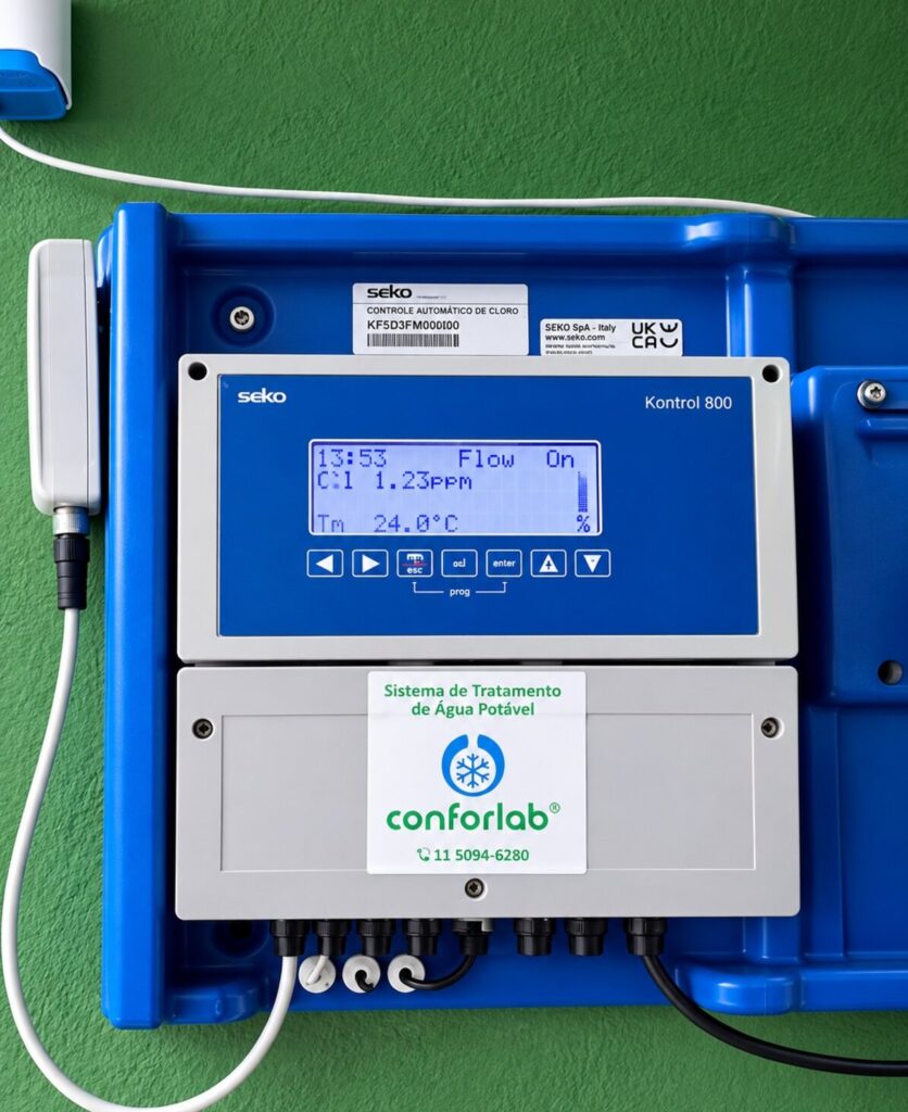 Controlador do sistema de tratamento de água potável da Conforlab